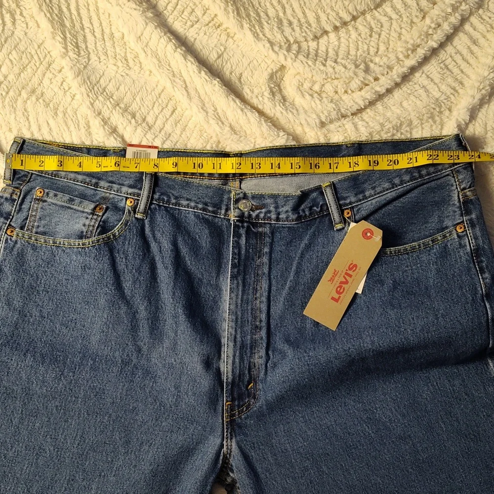 Levi's 550 men's denim blue jeans size 48x30 nwt